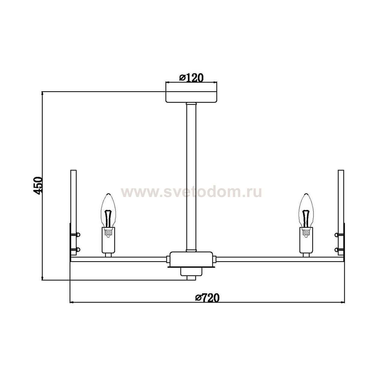 Потолочная люстра Vele Luce Aria VL1951L08