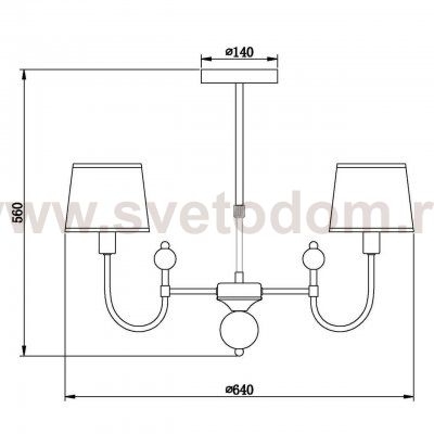 Потолочная люстра Vele Luce Fabio VL1933L06
