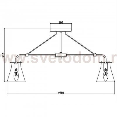 Потолочная люстра Vele Luce Fedele VL1365L08