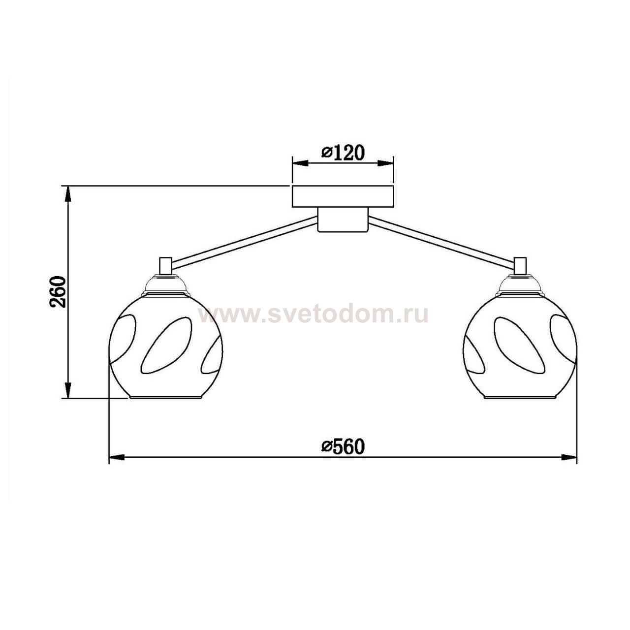 Потолочная люстра Vele Luce Furia VL1882L05