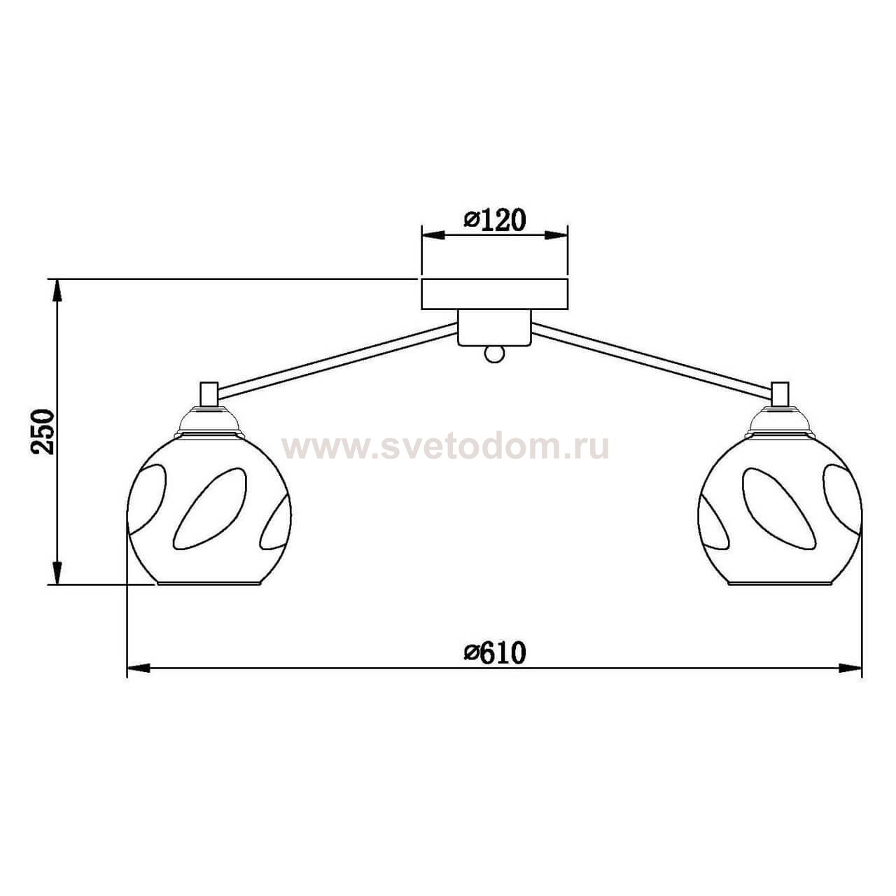 Потолочная люстра Vele Luce Furia VL1882L06