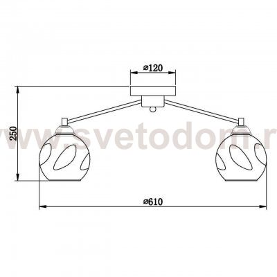 Потолочная люстра Vele Luce Furia VL1882L06