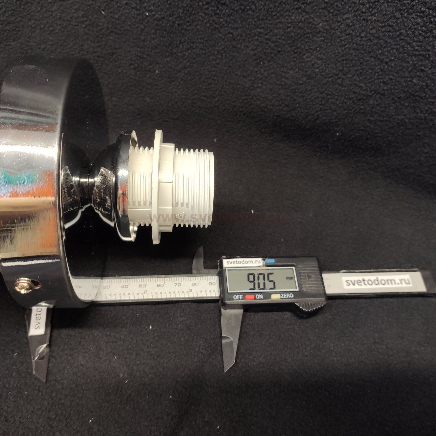 Потолочное крепление (чаша) для светильников с цоколем E27 хром (3479)