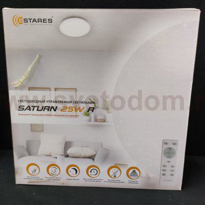 Светильник светодиодный Estares Saturn 25W R-405-SHINY без канта