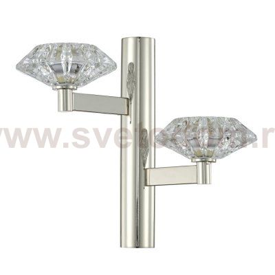 Светильник бра Crystal Lux REBECA AP2 NICKEL (3540/402)