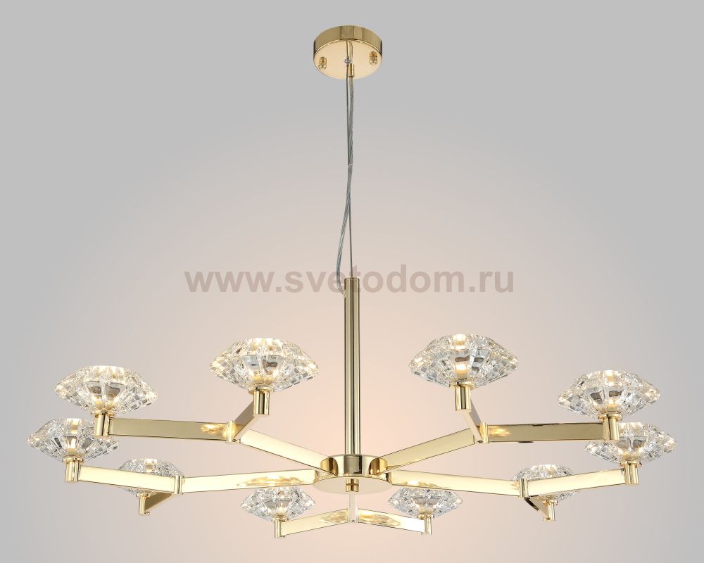 Люстра Crystal Lux REBECA SP10 GOLD (3541/310)