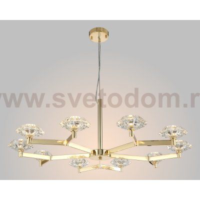 Люстра Crystal Lux REBECA SP10 GOLD (3541/310)