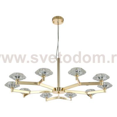 Люстра Crystal Lux REBECA SP10 GOLD (3541/310)