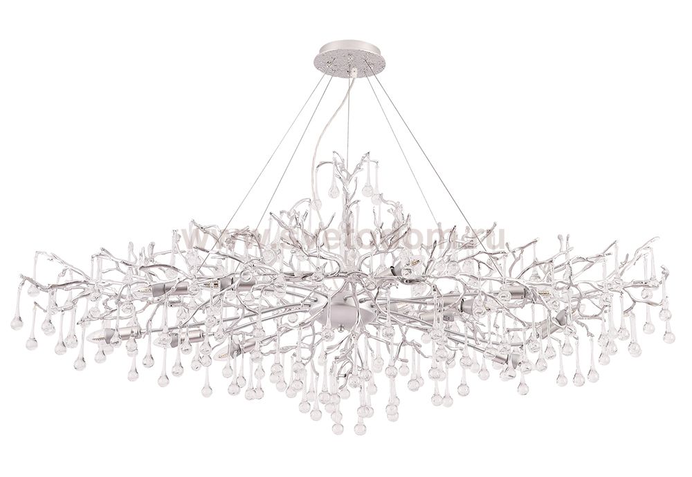 Crystal lux REINA V2 SP12 L1500 SILVER PATINA