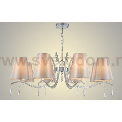 Люстра Crystal Lux RENATA SP8 SILVER (3590/308)