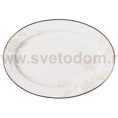 Хризантема блюдо овальное 31 см 1 шт. 913 Royal Aurel