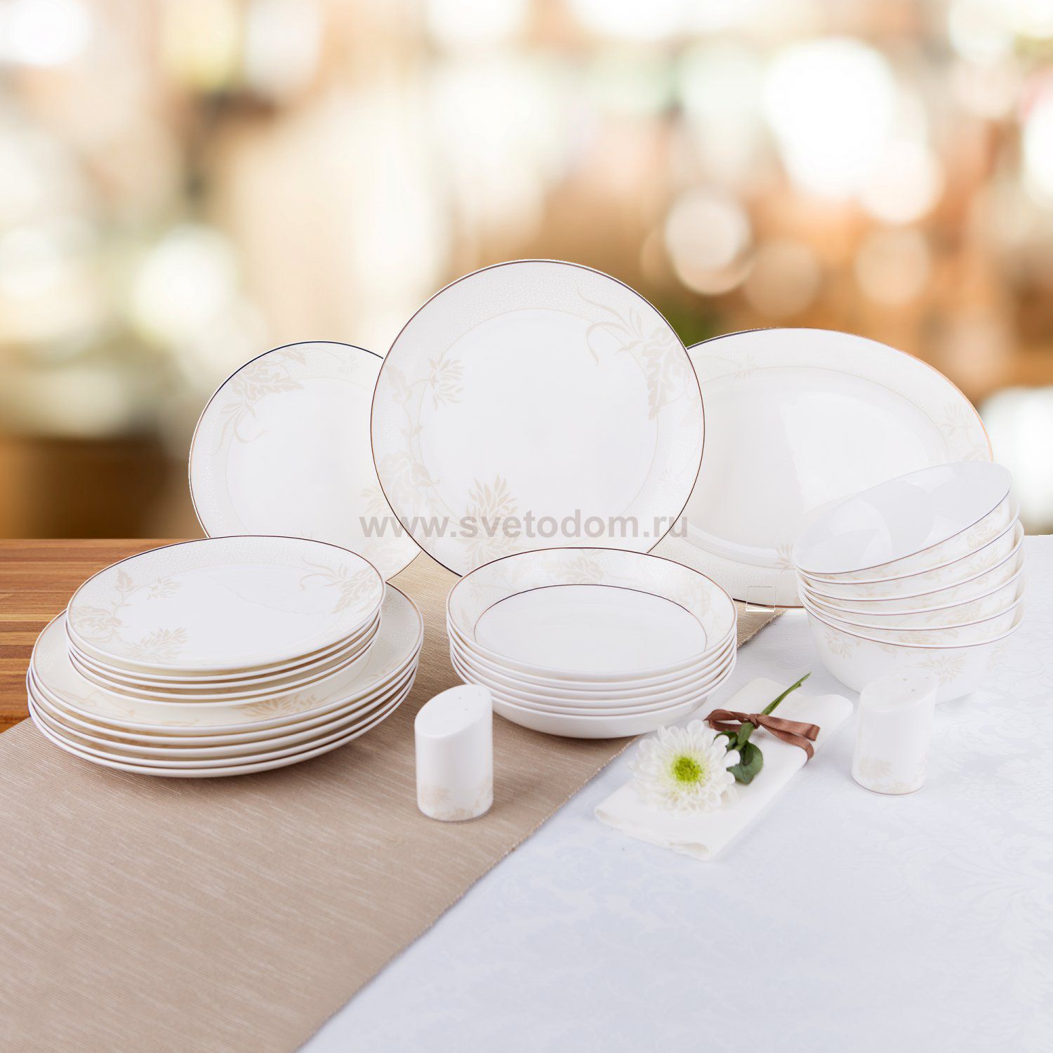 Хризантема сервиз столовый 27 предметов 313 Royal Aurel
