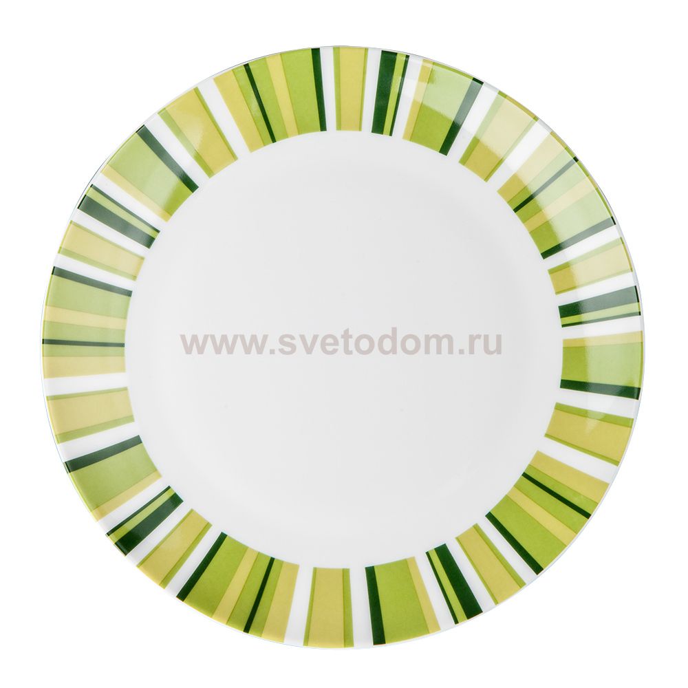 Фортуна грин тарелка плоская 25 см 1 шт. арт. 653 Royal Aurel