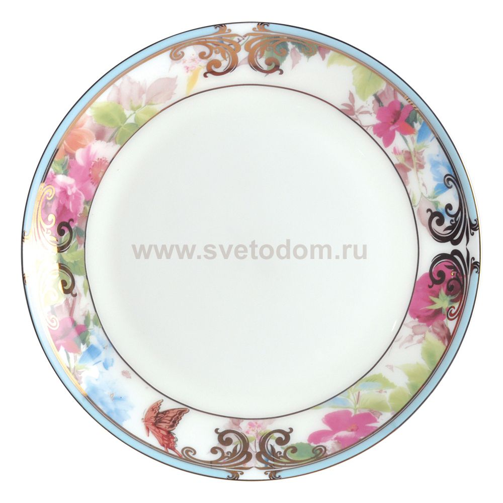 Цветущий сад тарелка плоская 20 см 1 шт. арт. 525/1 Royal Aurel
