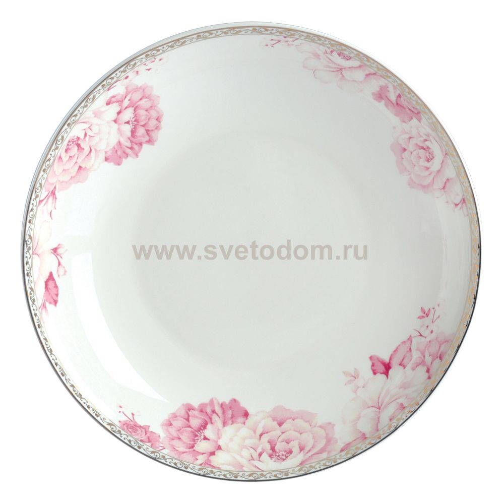 Пион тарелка глубокая 20 см 1 шт. арт. 728/1 Royal Aurel