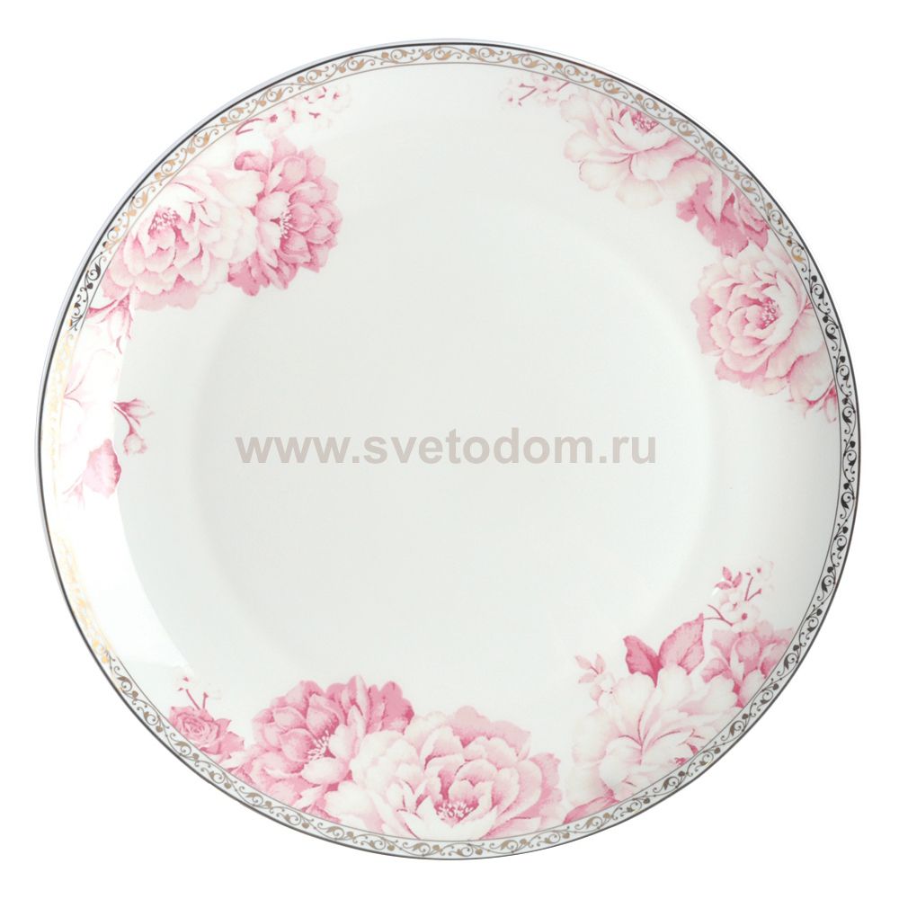 Пион тарелка плоская 25 см 1 шт. 628/1 Royal Aurel