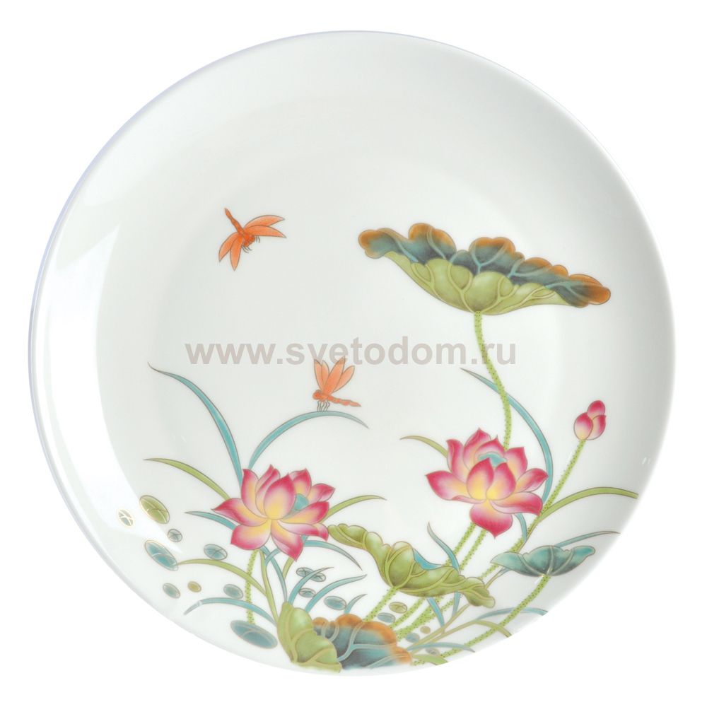 Лотос тарелка плоская 25 см 1 шт. арт.627/1 Royal Aurel