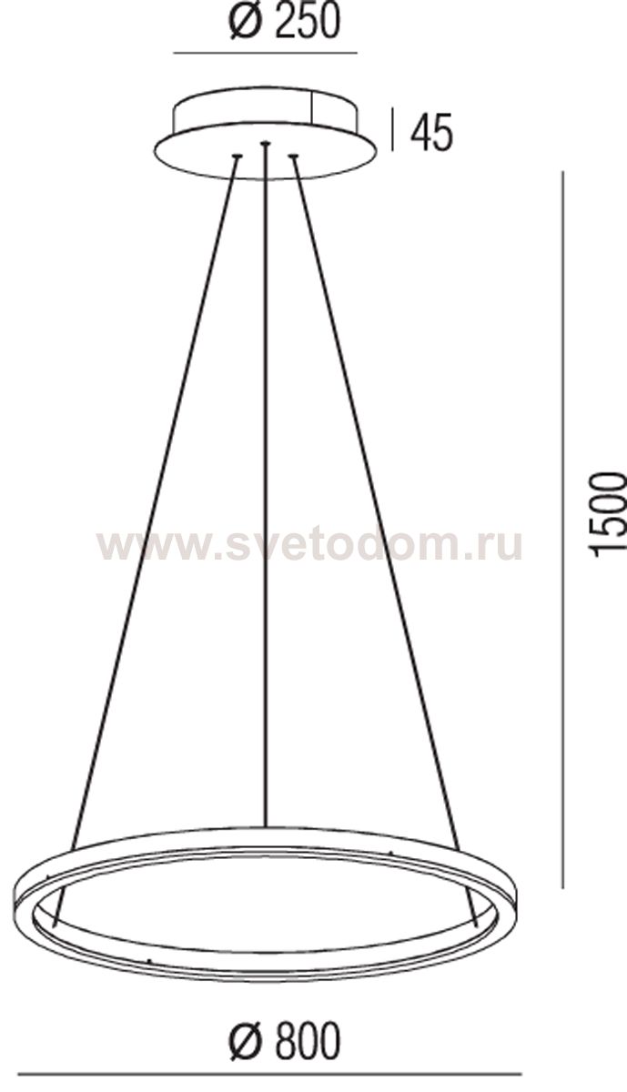 Donolux S111028/1 D800 Black