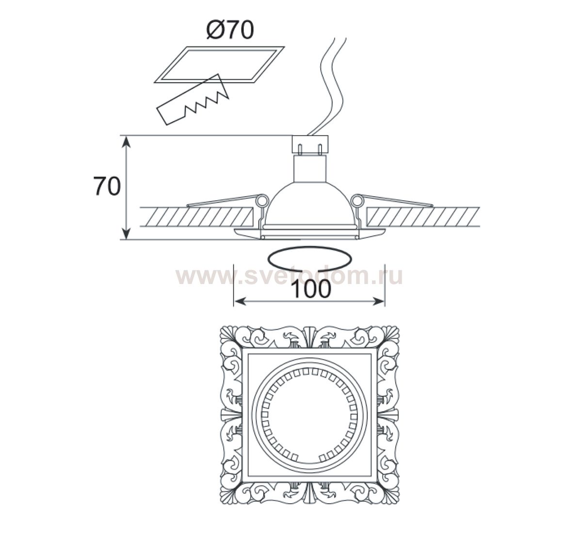 Donolux SA1563-Old Silver