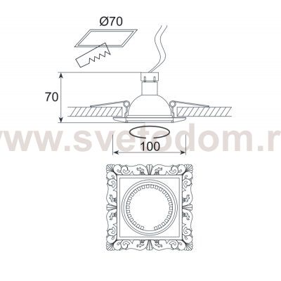 Donolux SA1563-Old Silver