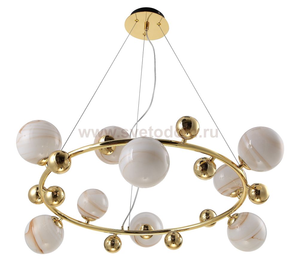 Светильник Crystal lux SALVADORE SP9H GOLD