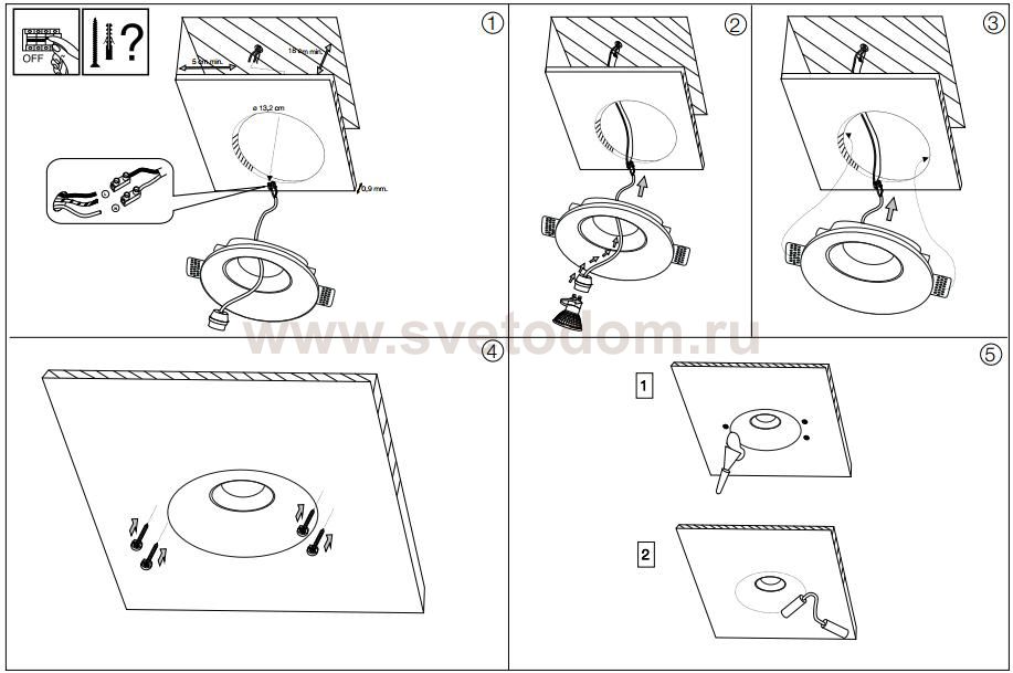 Ideal Lux SAMBA FI ROUND D90