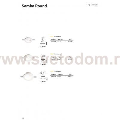 Ideal Lux SAMBA FI ROUND D60