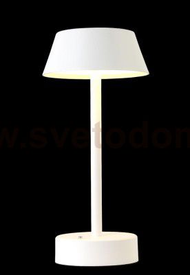 Аккумуляторная настольная лампа Crystal Lux SANTA LG1 WHITE (3660/501)