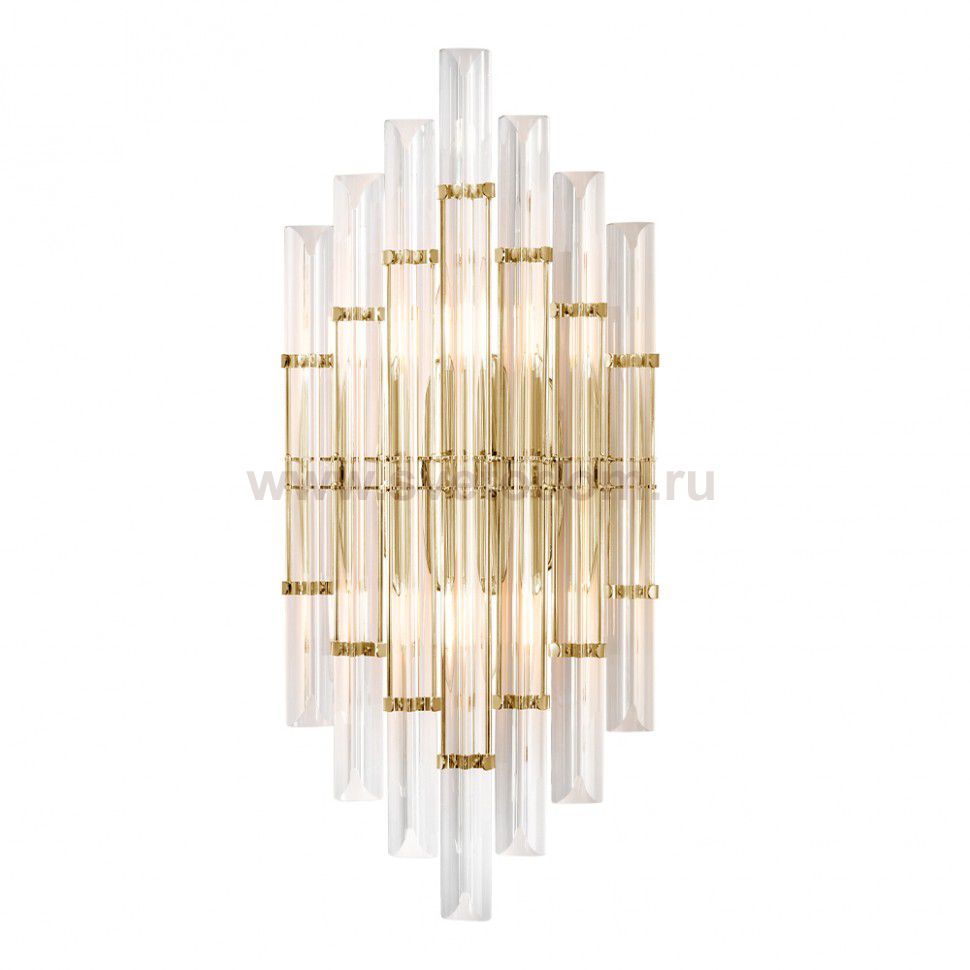 Светильник Crystal lux SARAGOSA AP2 GOLD/TRANSPARENTE
