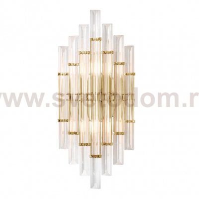 Светильник Crystal lux SARAGOSA AP2 GOLD/TRANSPARENTE