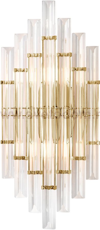 Светильник Crystal lux SARAGOSA AP2 GOLD/TRANSPARENTE