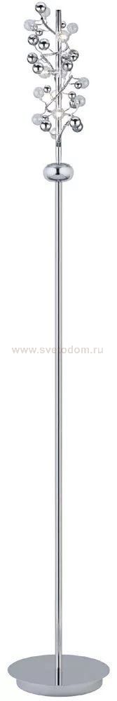 Paulmann 79492 Cветильник напольный Sfera 5x20W G4 230/12V хром/прозрачный (с реостатом+транс 105VA)