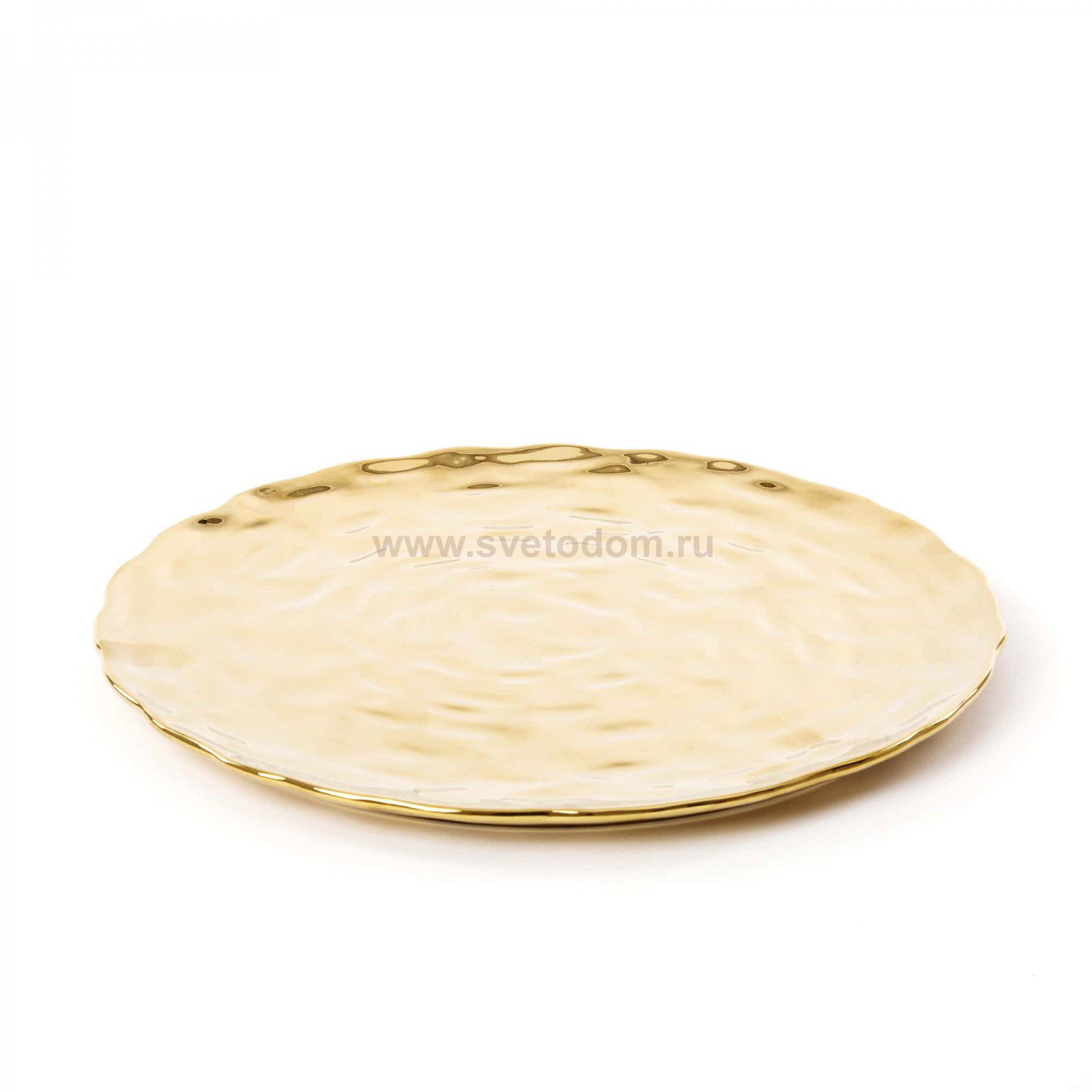 Тарелка золотая Seletti 9940