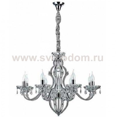 Чехол для люстры бархатный серебристого цвета 0.7м