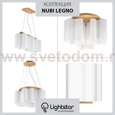 Светильник бра Lightstar 802615 Nubi legno