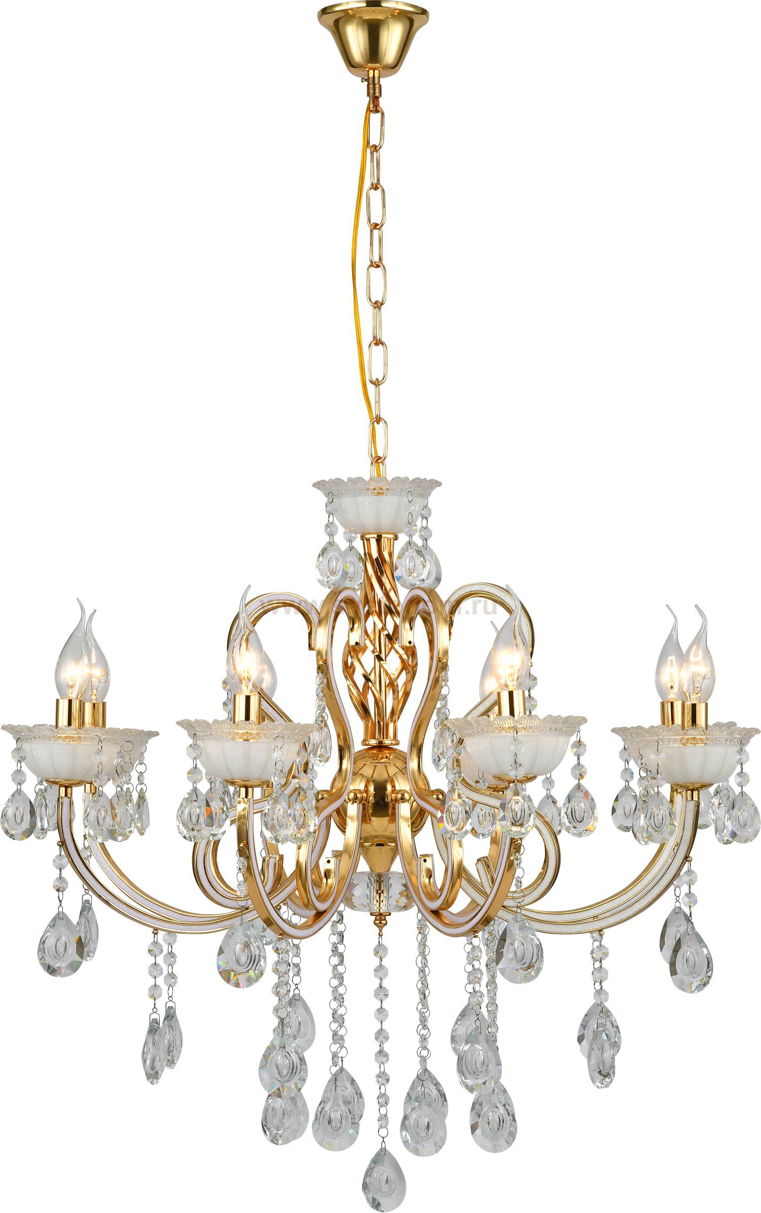 Люстра подвесная хрустальная Stilfort 1032/03/08P Bolla