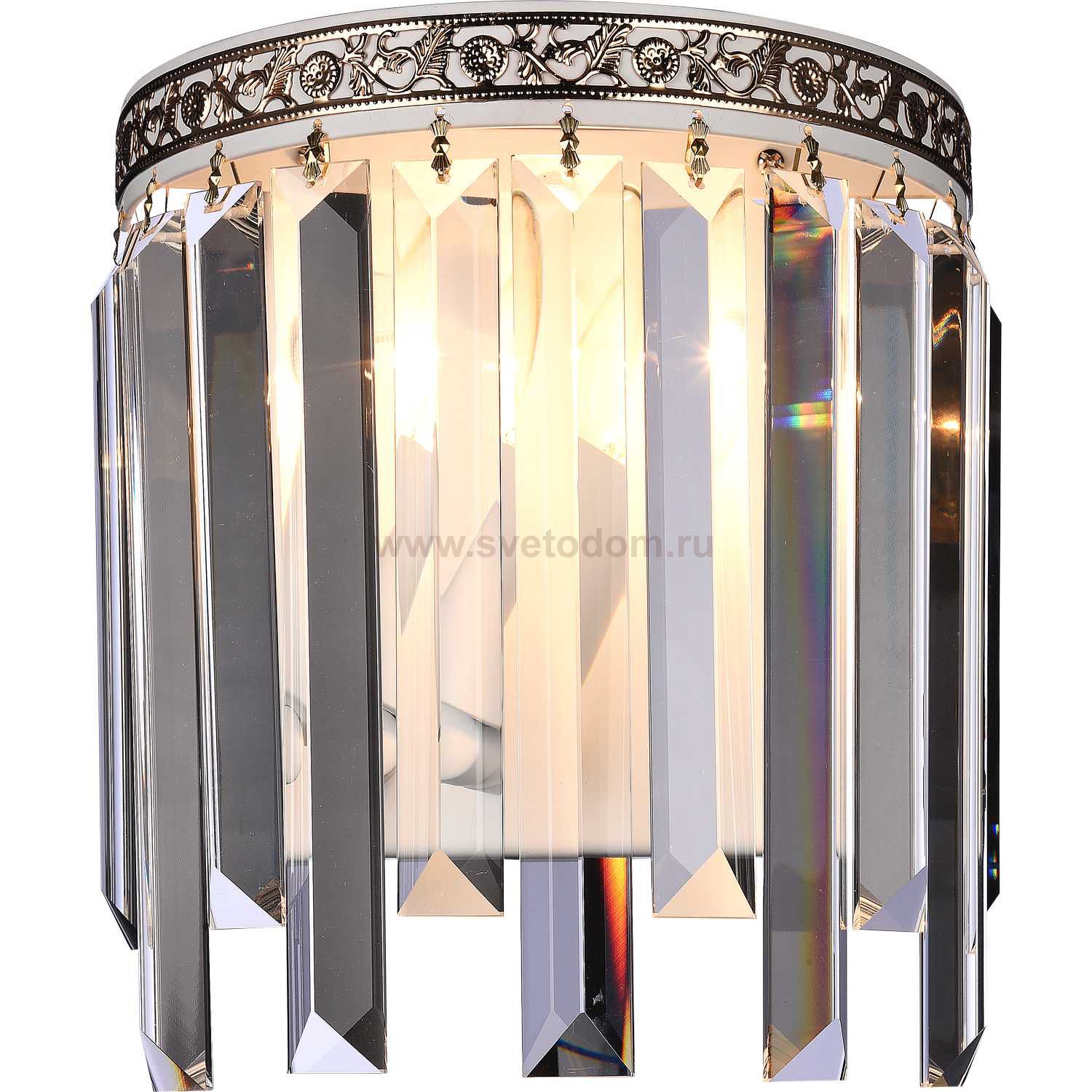 Светильник настенный хрустальный Stilfort 2110/03/01W Kristalina