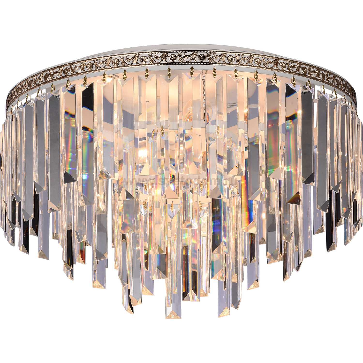 Люстра потолочная хрустальная Stilfort 2110/03/06C Kristalina