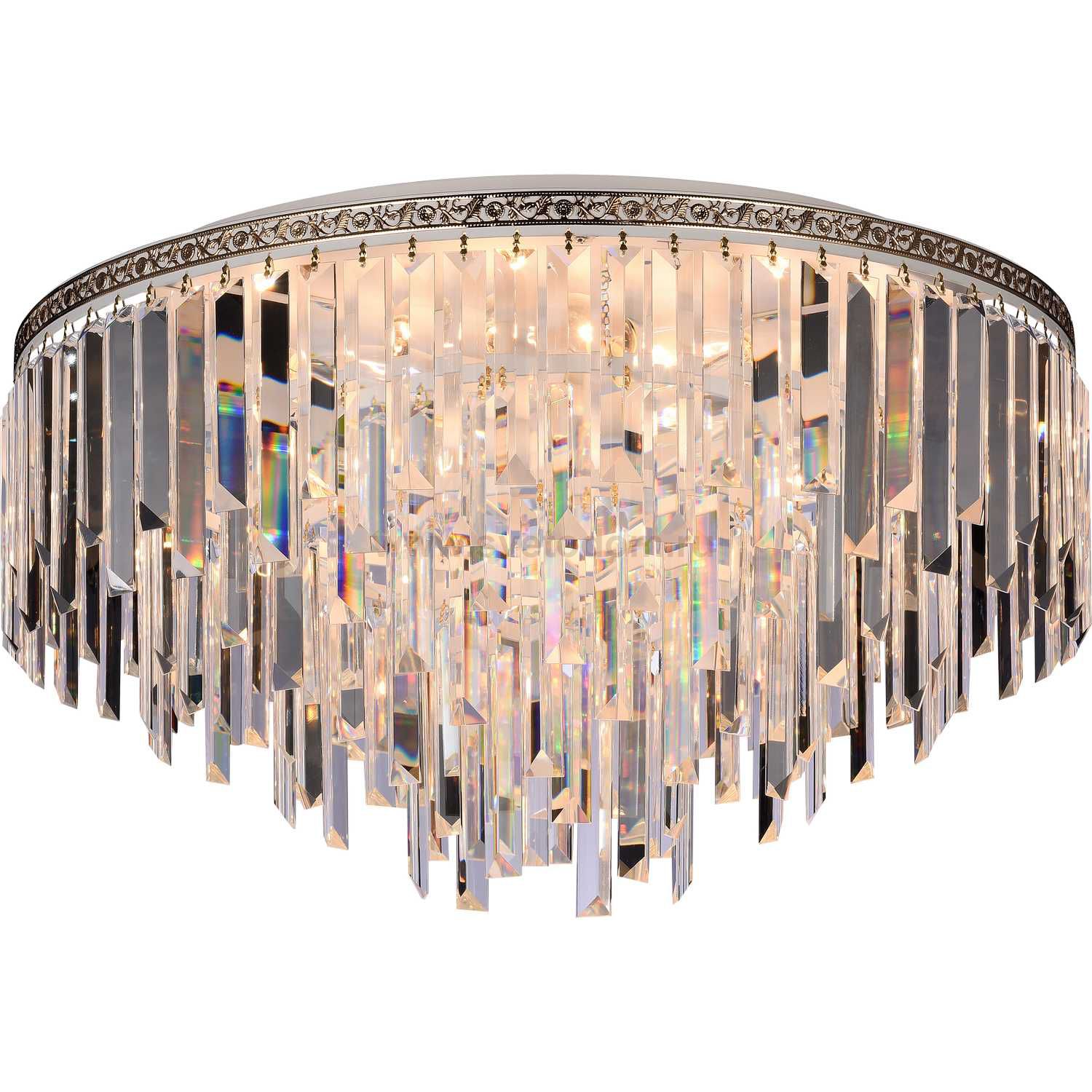 Люстра потолочная хрустальная Stilfort 2110/03/10C Kristalina