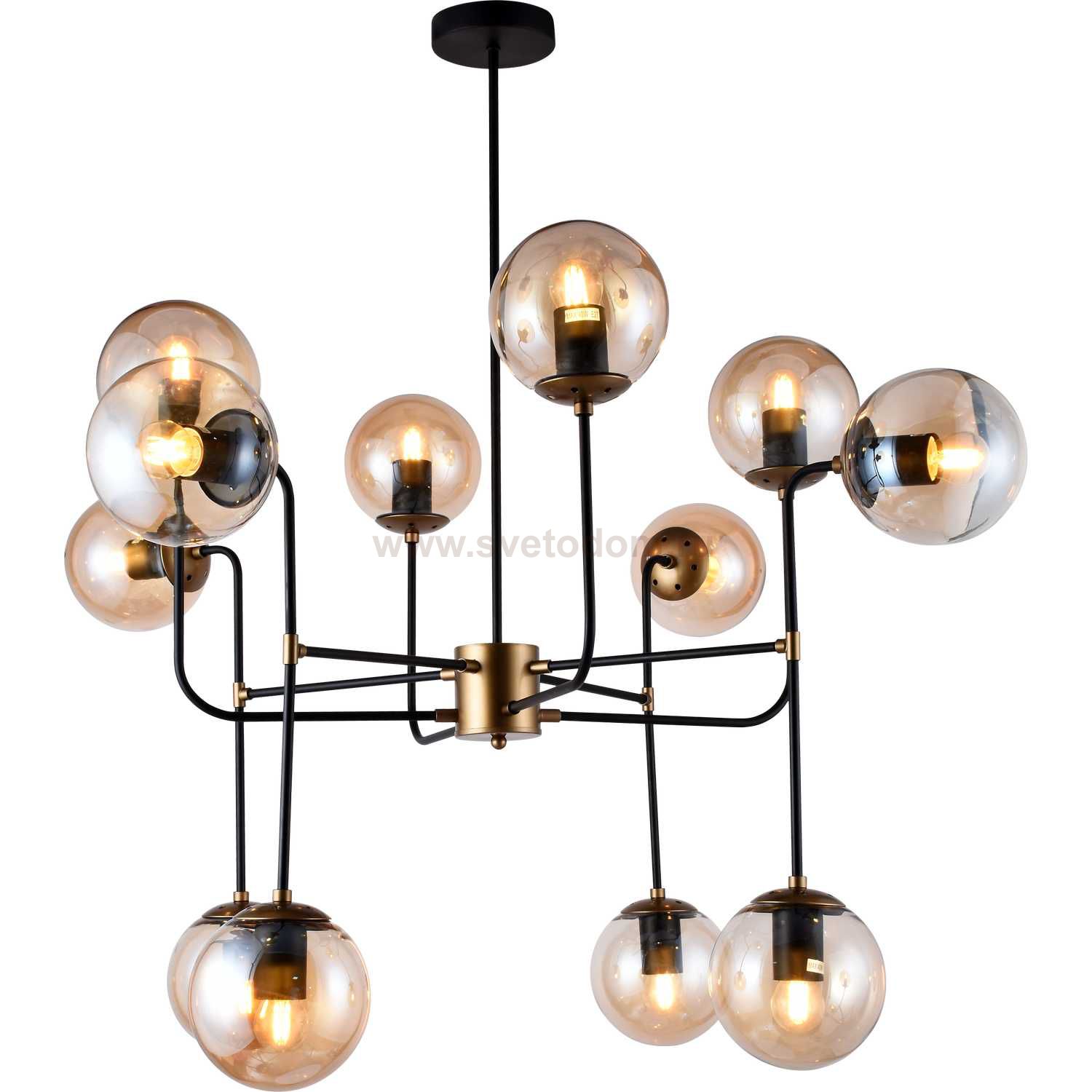 Люстра потолочная на штанге Stilfort 3009/03/12P Ramo