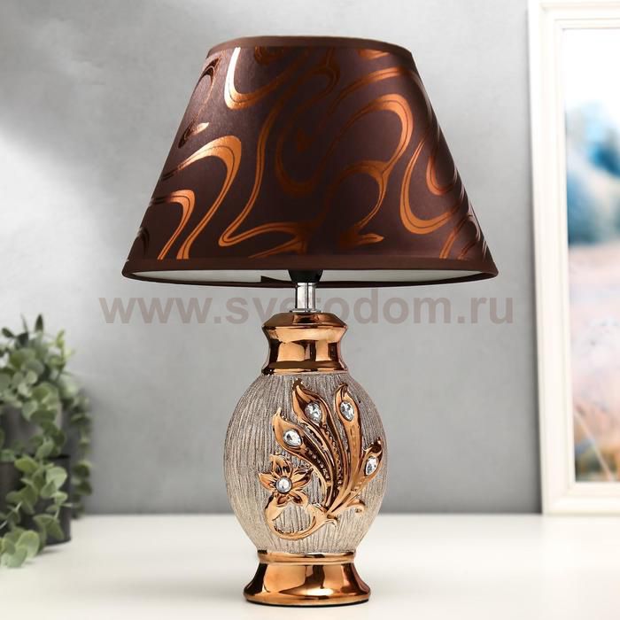 Лампа настольная керамика 