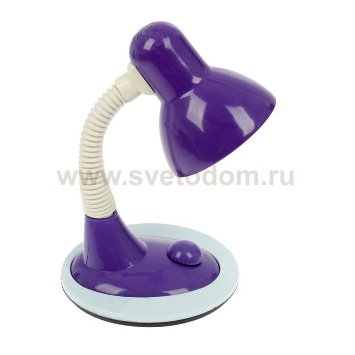 Лампа настольная Е27 40Вт, с выкл. (220В) фиолетовая 25х17х17 см