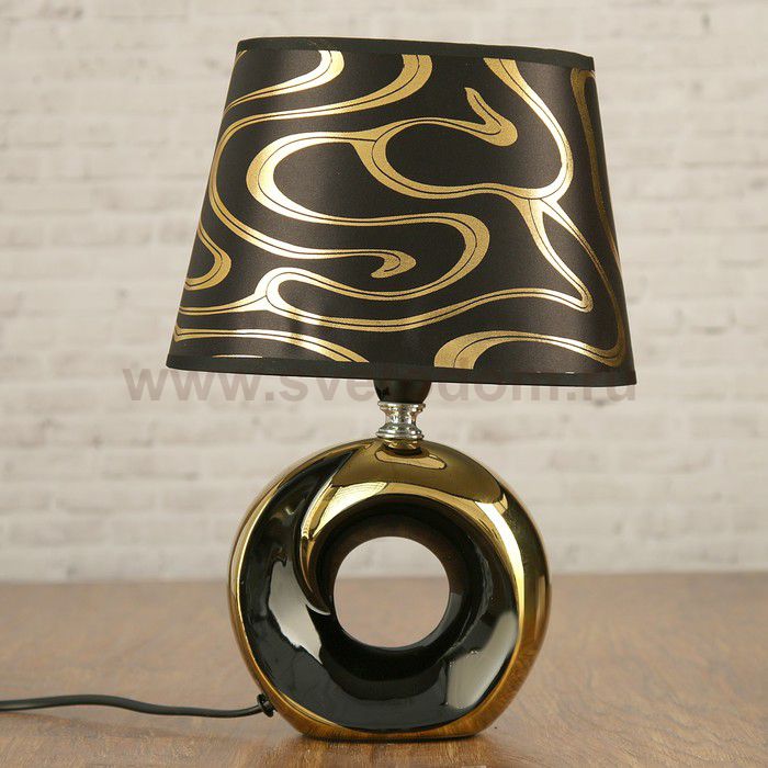 Лампа настольная с абажуром Е14 40 Вт 