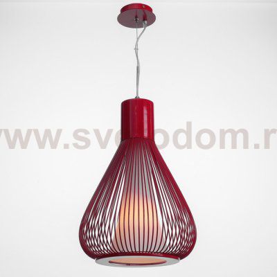 Светильник подвес 2665/1+1669 красный 