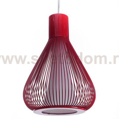 Светильник подвес 2665/1+1669 красный 