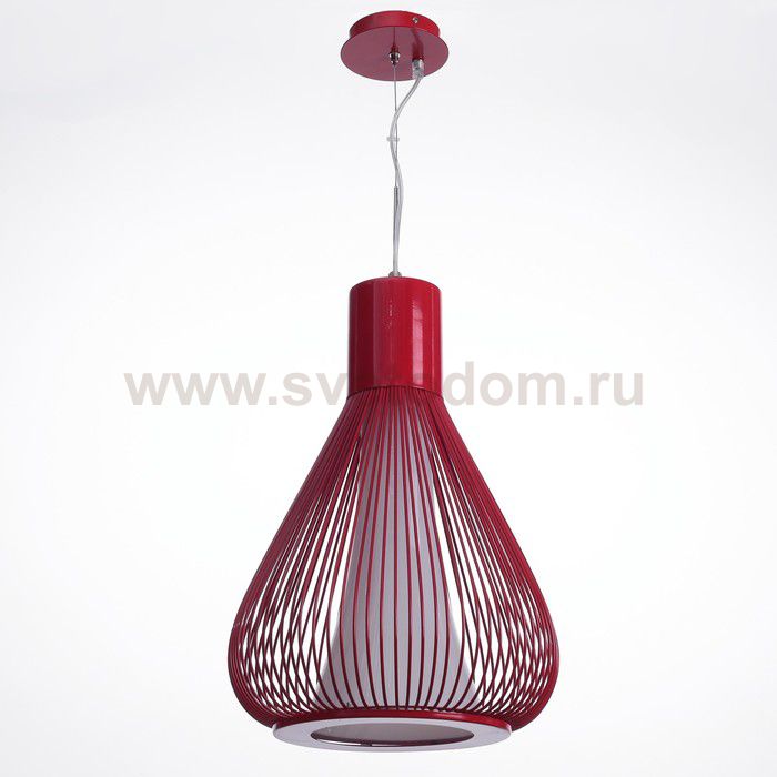 Светильник подвес 2665/1+1669 красный 
