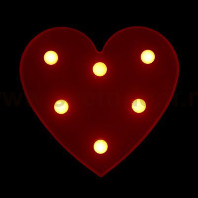 Ночник пластик от батареек 2АА 