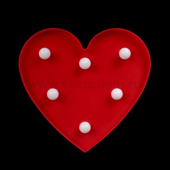 Ночник пластик от батареек 2АА 