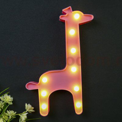 Ночник пластик от батареек 2АА 