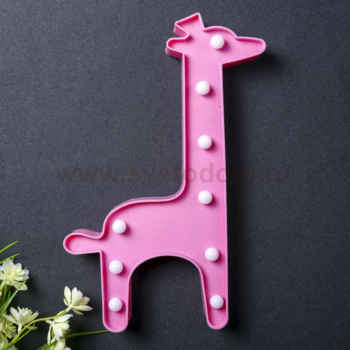 Ночник пластик от батареек 2АА 